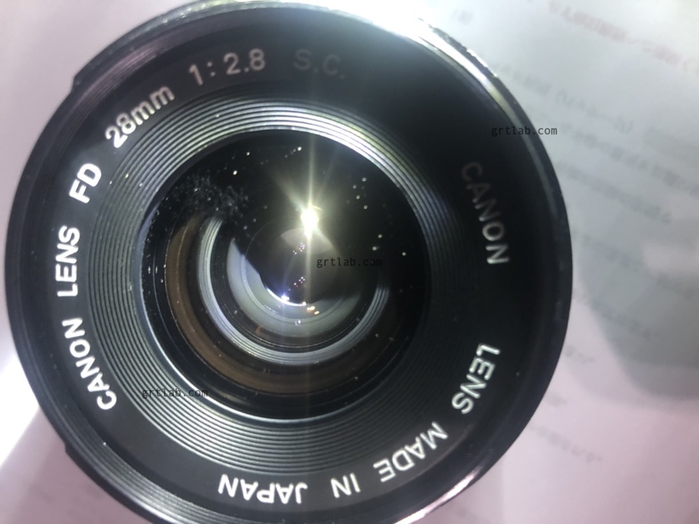 カメラ フィルムカメラ Canon FD 28mm F2.8 S.C. – 作例！分解清掃！ | GRTLAB.com