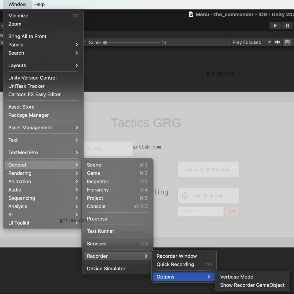 Unity Recorder で開発中Editor上スクリーンショット！appプレビュー！サンプルムービー録画！